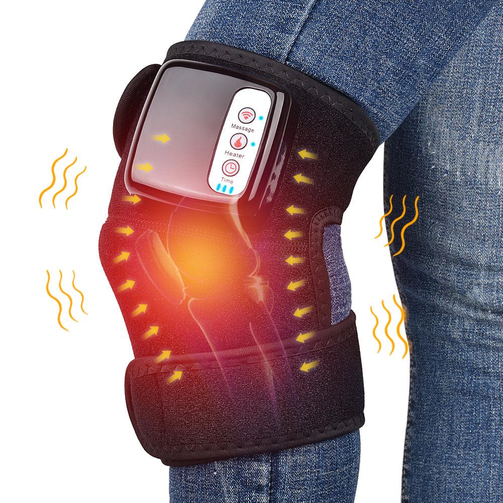 Electric Infrared Heating Knee Massager Wrap Elbow Joint Support Vibration Therapy Physiotherapy Machine Pain Relief Massageador - Nioor