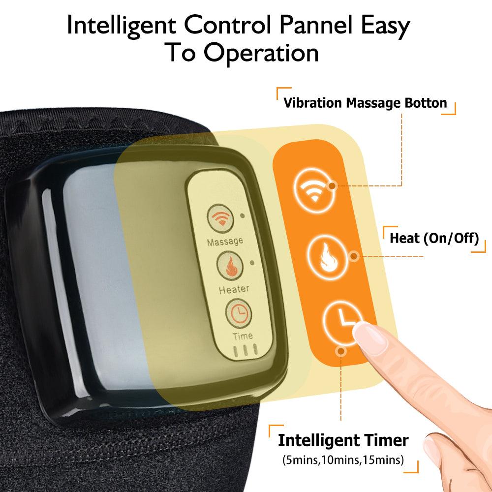 Electric Infrared Heating Knee Massager Wrap Elbow Joint Support Vibration Therapy Physiotherapy Machine Pain Relief Massageador - Nioor