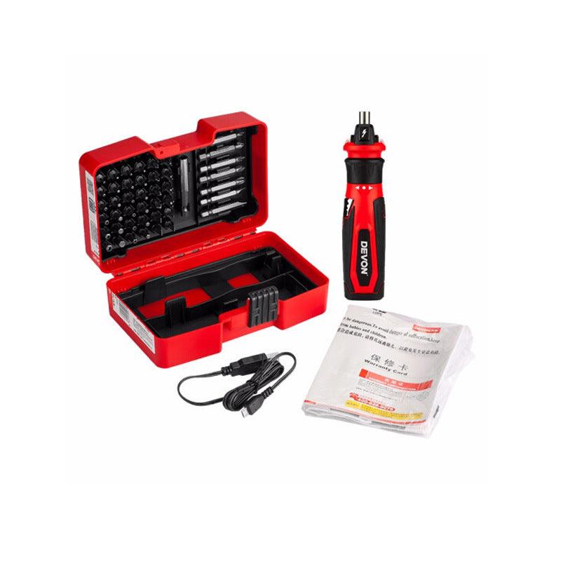 Electric Screwdriver Set Rechargeable Drill Tool Box - Nioor