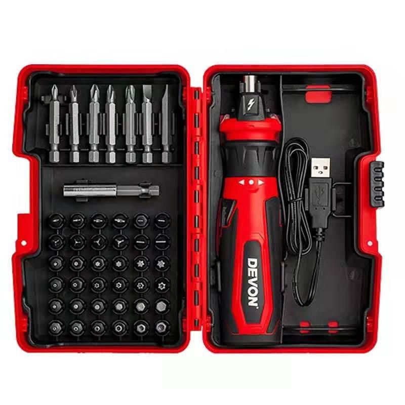 Electric Screwdriver Set Rechargeable Drill Tool Box - Nioor