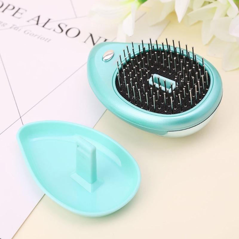 Electric Sound Wave Vibration Magnetic Massage Comb Portable Negative Ion Hair Comb - Nioor