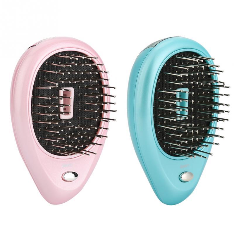 Electric Sound Wave Vibration Magnetic Massage Comb Portable Negative Ion Hair Comb - Nioor