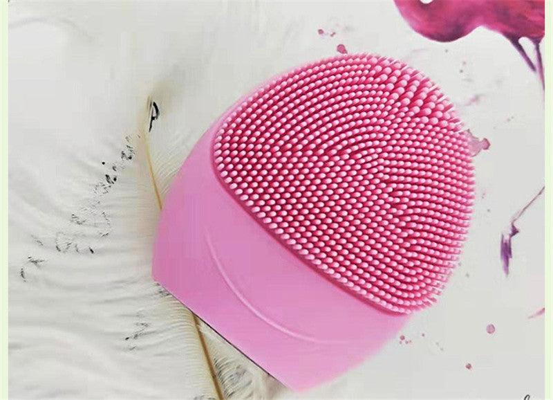 Electric Ultrasonic Beauty Apparatus Electric Silicone Brush - Nioor