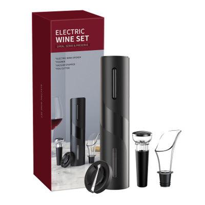 Electric Wine Opener Corkscrew Foil Cutter Set Automatic High-end Bottle Opener For Wine Kitchen Gadgets Can Opener - Nioor