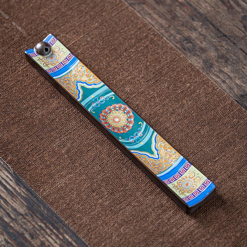 Enamel Wire Incense Burner Incense Insert Ornaments Ceramic Creative Tea Ceremony Enshrines Antique Lying Incense Burner Household Cloisonne Sandalwood Incense Burner - Nioor