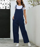 European And American Retro Casual Long Bib Pants - Nioor