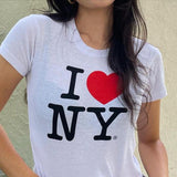 European And American Street Style Casual Letter Print Short-sleeve T-shirt - Nioor