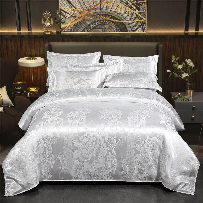 European Jacquard Quilt Cover Single And Double Silk - Nioor