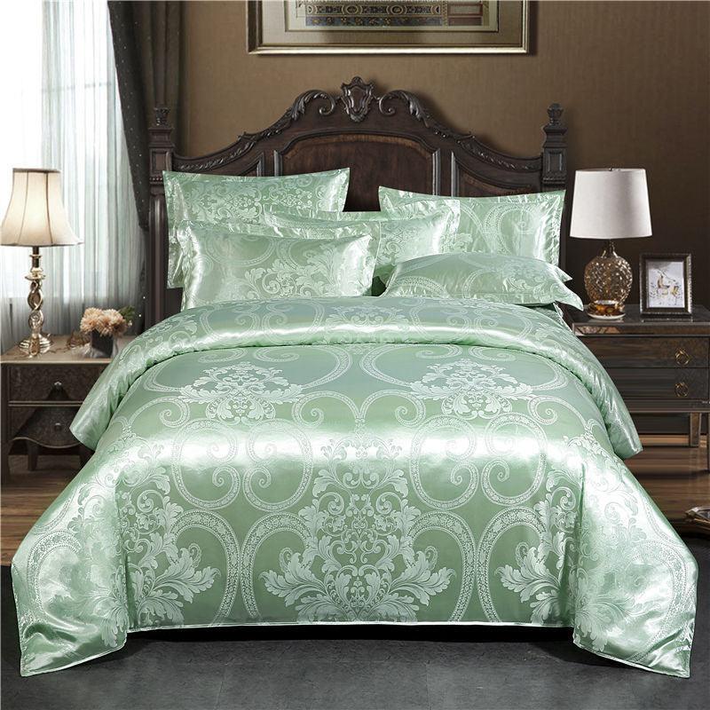 European Jacquard Quilt Cover Single And Double Silk - Nioor