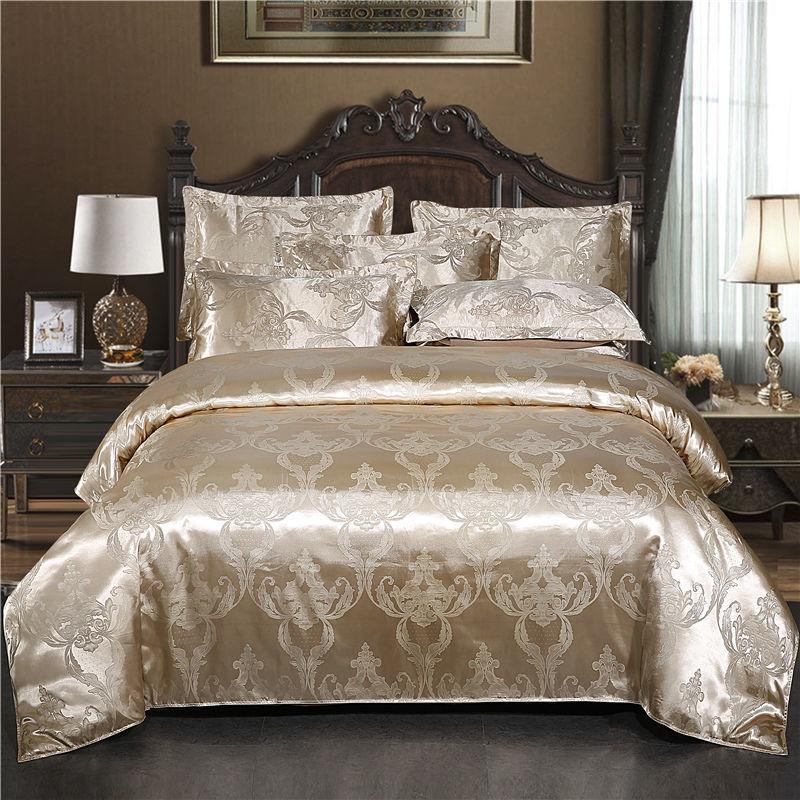 European Jacquard Quilt Cover Single And Double Silk - Nioor