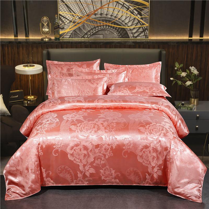 European Jacquard Quilt Cover Single And Double Silk - Nioor