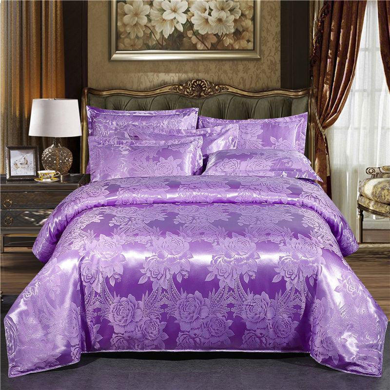 European Jacquard Quilt Cover Single And Double Silk - Nioor