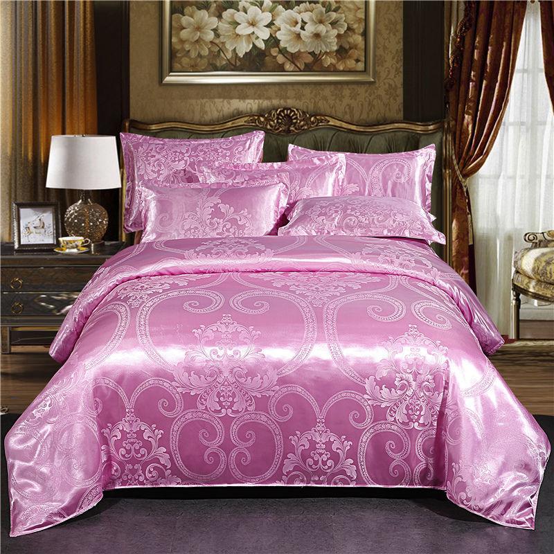 European Jacquard Quilt Cover Single And Double Silk - Nioor