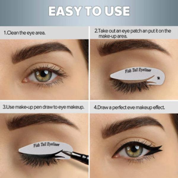 Eye shadow line template sticker - Nioor