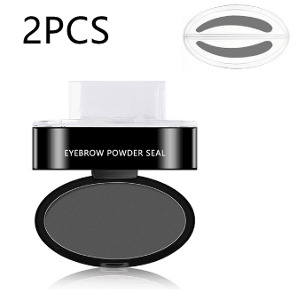 Eyebrow Powder Stamp Tint Stencil Kit Cosmetics Professional Makeup Waterproof Eye Brow Stamp Lift Eyebrow Enhancers Stencil Kit - Nioor