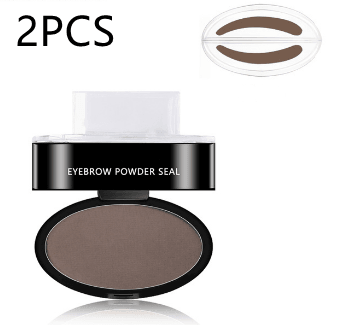 Eyebrow Powder Stamp Tint Stencil Kit Cosmetics Professional Makeup Waterproof Eye Brow Stamp Lift Eyebrow Enhancers Stencil Kit - Nioor