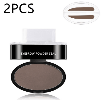 Eyebrow Powder Stamp Tint Stencil Kit Cosmetics Professional Makeup Waterproof Eye Brow Stamp Lift Eyebrow Enhancers Stencil Kit - Nioor