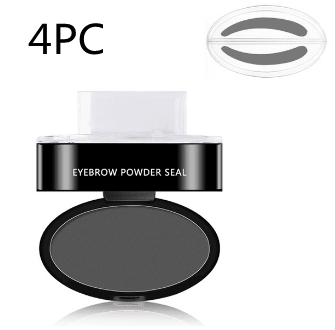 Eyebrow Powder Stamp Tint Stencil Kit Cosmetics Professional Makeup Waterproof Eye Brow Stamp Lift Eyebrow Enhancers Stencil Kit - Nioor