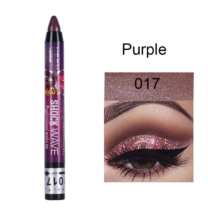 Eyeshadow Stick Eye Shadow Pencil Long Lasting Without Drying Eyes Makeup Pen Shimmer Cosmetics Tool - Nioor