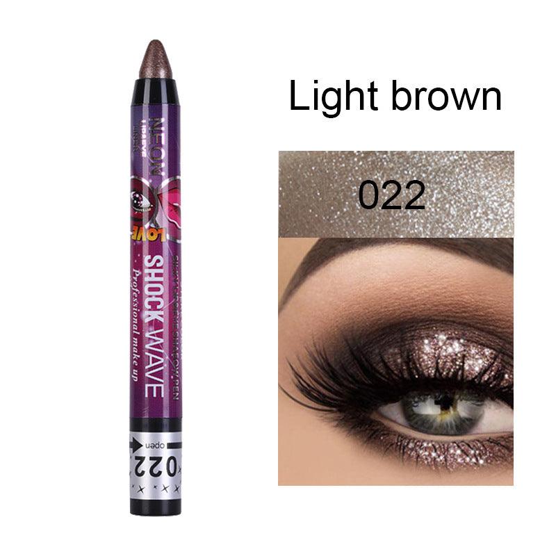 Eyeshadow Stick Eye Shadow Pencil Long Lasting Without Drying Eyes Makeup Pen Shimmer Cosmetics Tool - Nioor