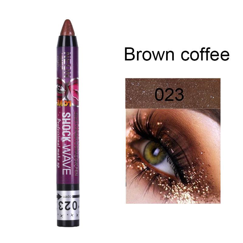 Eyeshadow Stick Eye Shadow Pencil Long Lasting Without Drying Eyes Makeup Pen Shimmer Cosmetics Tool - Nioor