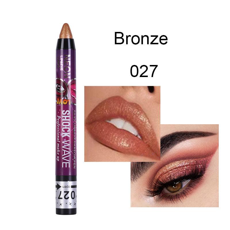 Eyeshadow Stick Eye Shadow Pencil Long Lasting Without Drying Eyes Makeup Pen Shimmer Cosmetics Tool - Nioor