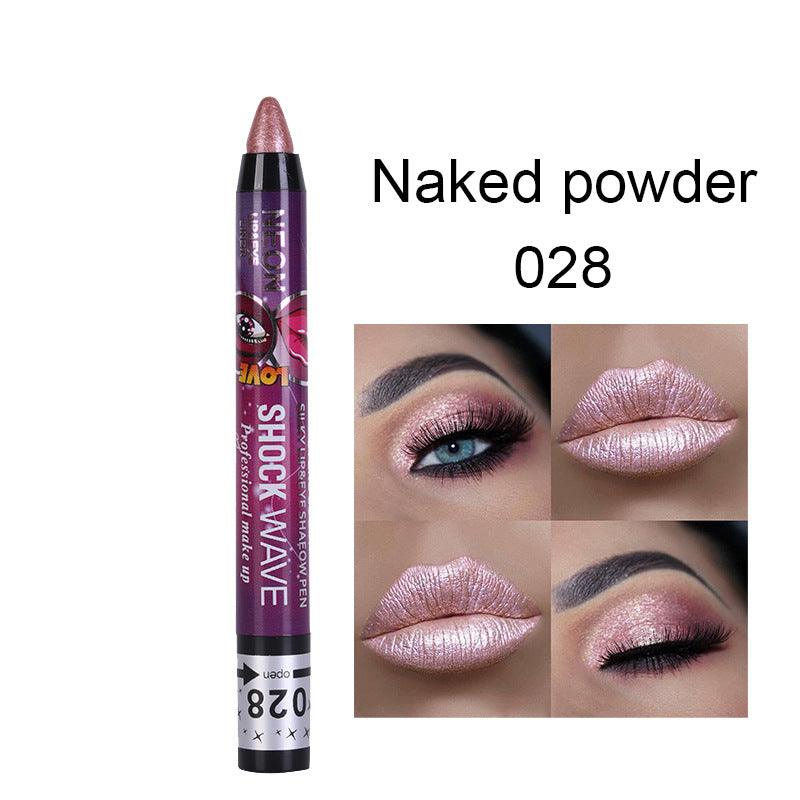 Eyeshadow Stick Eye Shadow Pencil Long Lasting Without Drying Eyes Makeup Pen Shimmer Cosmetics Tool - Nioor