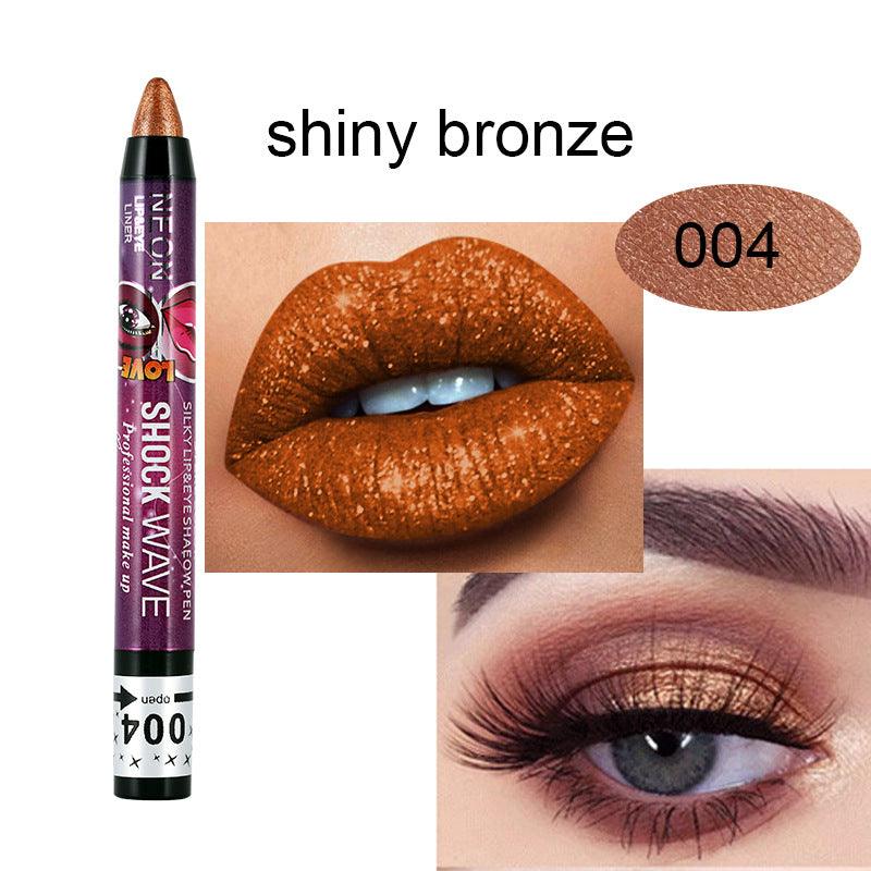 Eyeshadow Stick Eye Shadow Pencil Long Lasting Without Drying Eyes Makeup Pen Shimmer Cosmetics Tool - Nioor