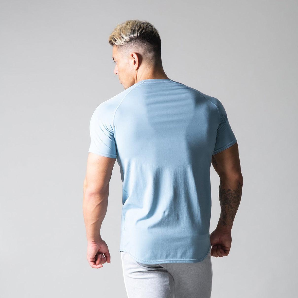 Summer New Short Sleeve Men's Cotton Loose Crew Neck Top - Nioor