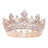 Heart-shaped Rhinestone Big European And American Princess Crown Hair Accessories - Nioor