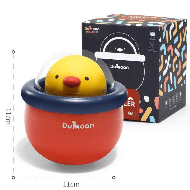 Little Cute Chicken Tumbler Music Bells Infants Educational Early Education Baby Rattle Toys - Nioor