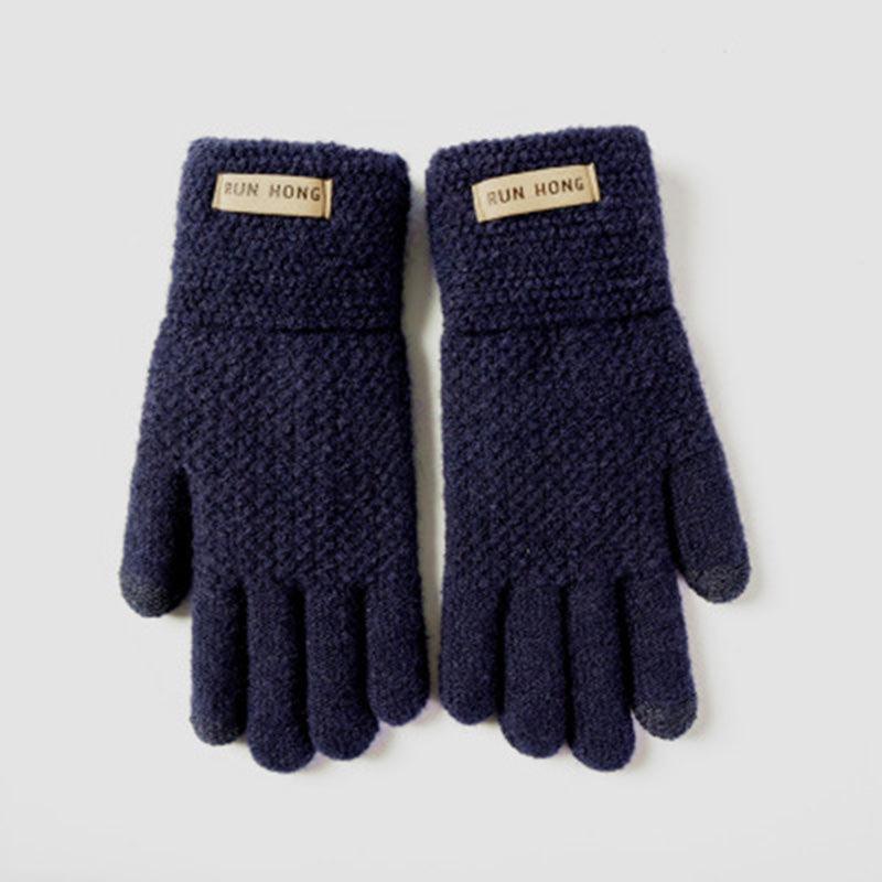 Men's Gloves Keep Fingers Warm In Winter - Nioor