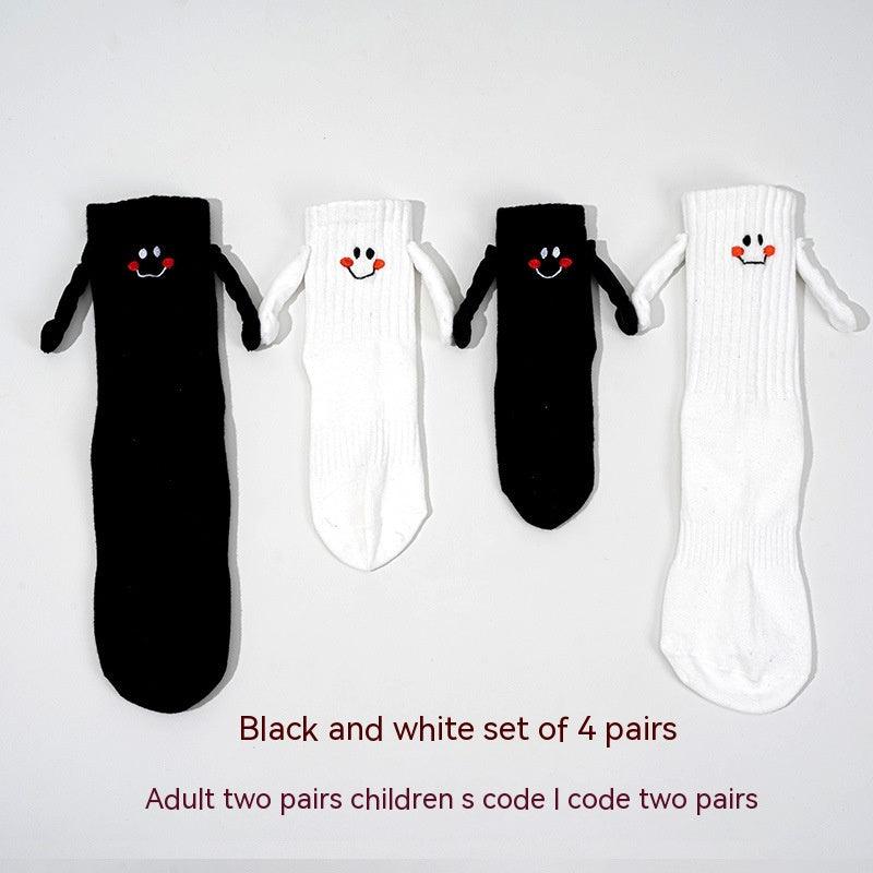 Magnetic Hand-holding Socks For Boys And Girls Tube Socks - Nioor