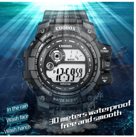 Waterproof Sports Electronic Luminous Men's And Women's Watch - Nioor