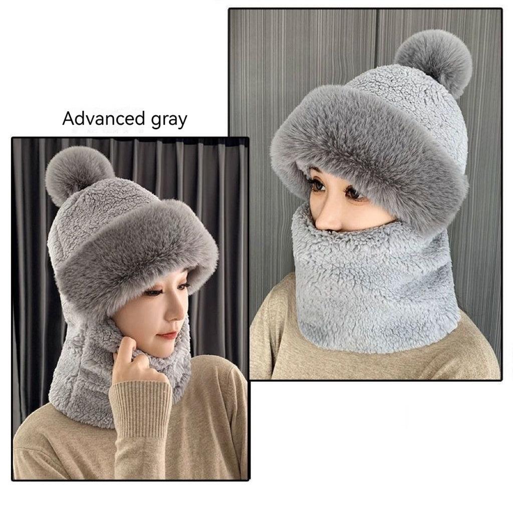 Hat Ear Protection And Wind Protection Outdoor Female Single-layer Fleece-lined - Nioor