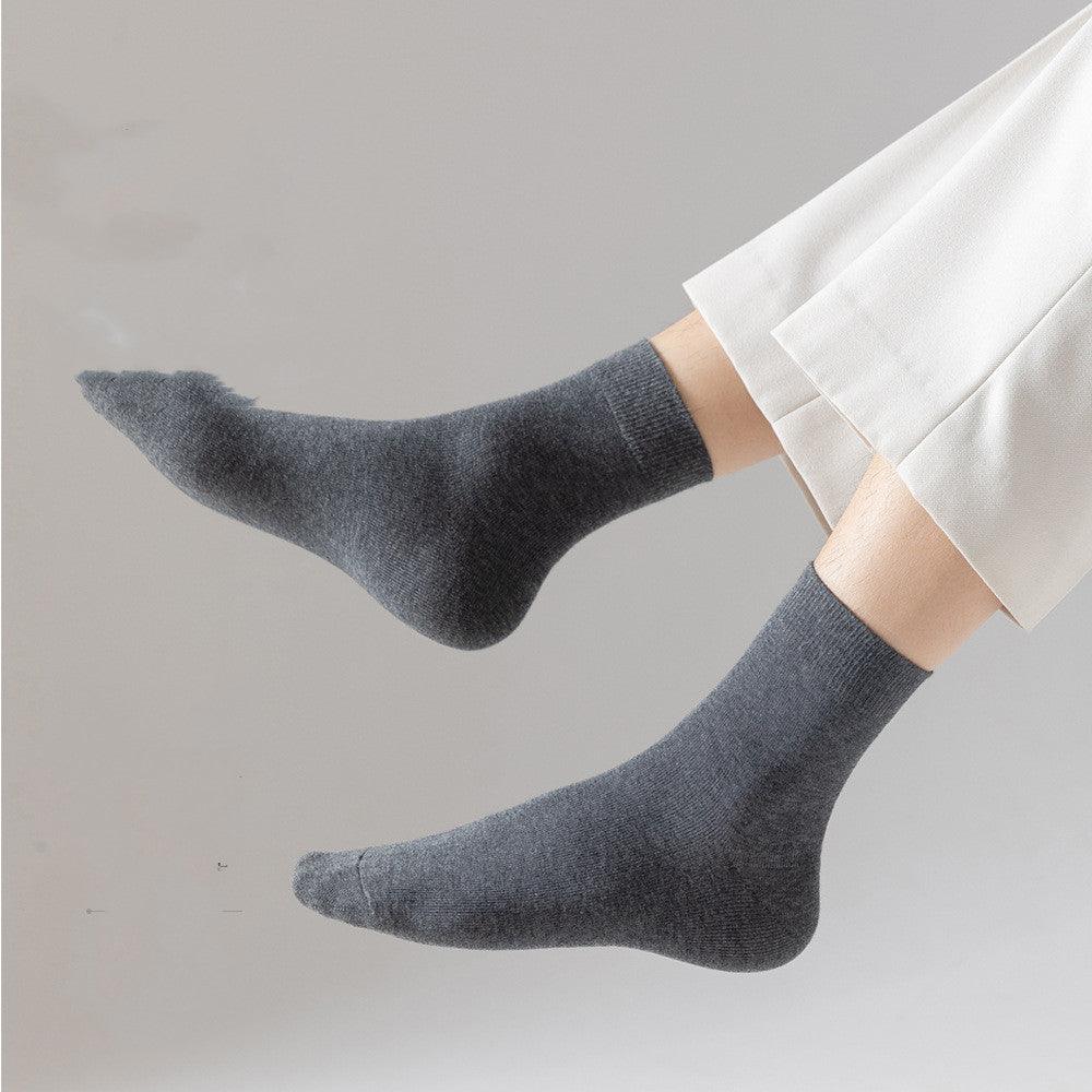 Men's Fashion Antibacterial Cotton Mid-calf Socks - Nioor