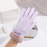 Women's Warm Thickened Velvet Gloves - Nioor