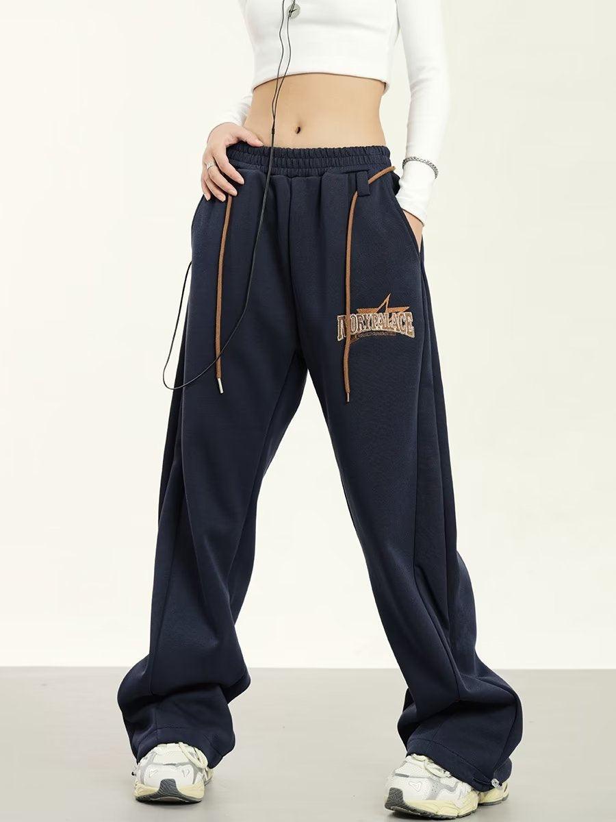 All-matching Loose Simple Trendy Fashion Sports Casual Pants - Nioor