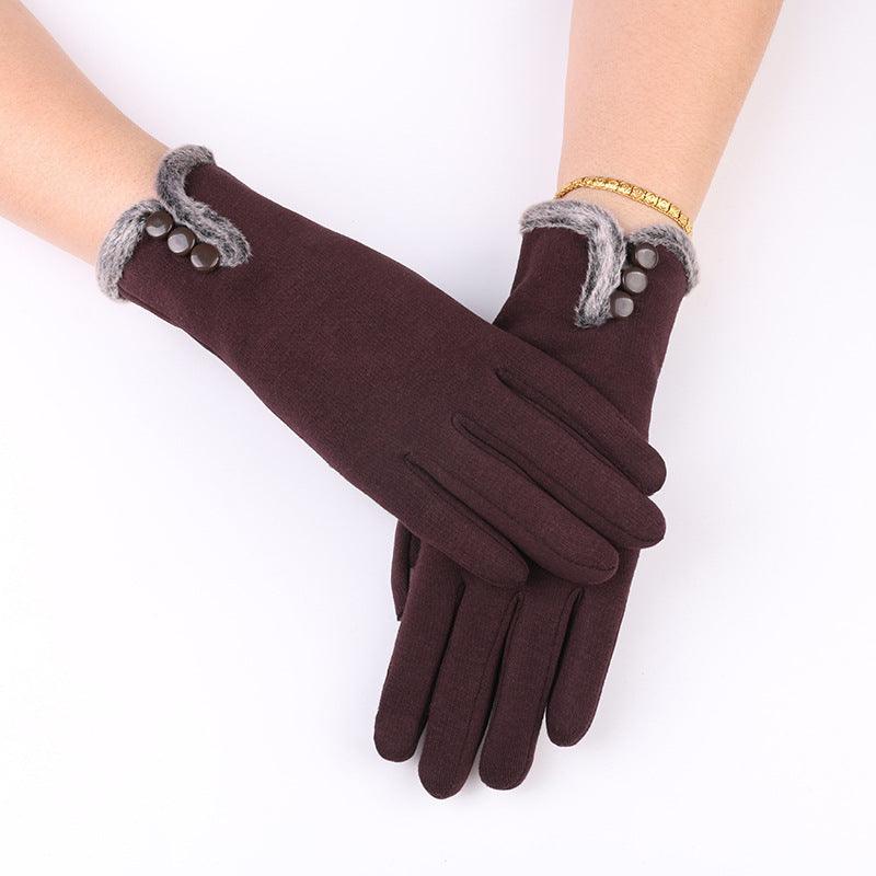 Women's Warm Winter Gloves With Non Down Touch Screen - Nioor