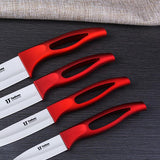 Ceramic Knife Set With New Painted Handle - Nioor