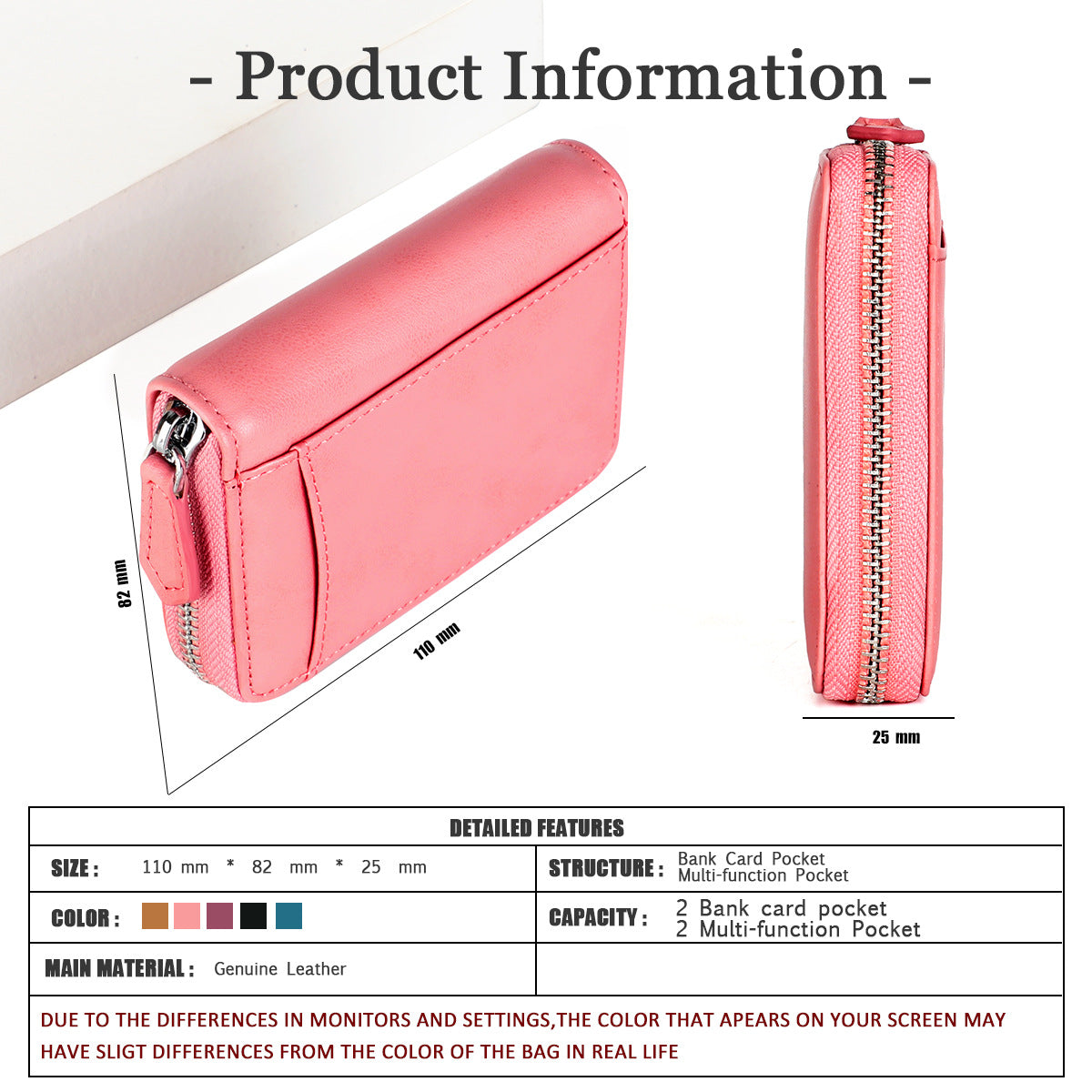 Change RFID Coin Storage Loose Wallet