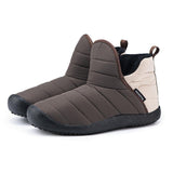 Medium Top Indoor Cotton Shoes Waterproof Boots - Nioor