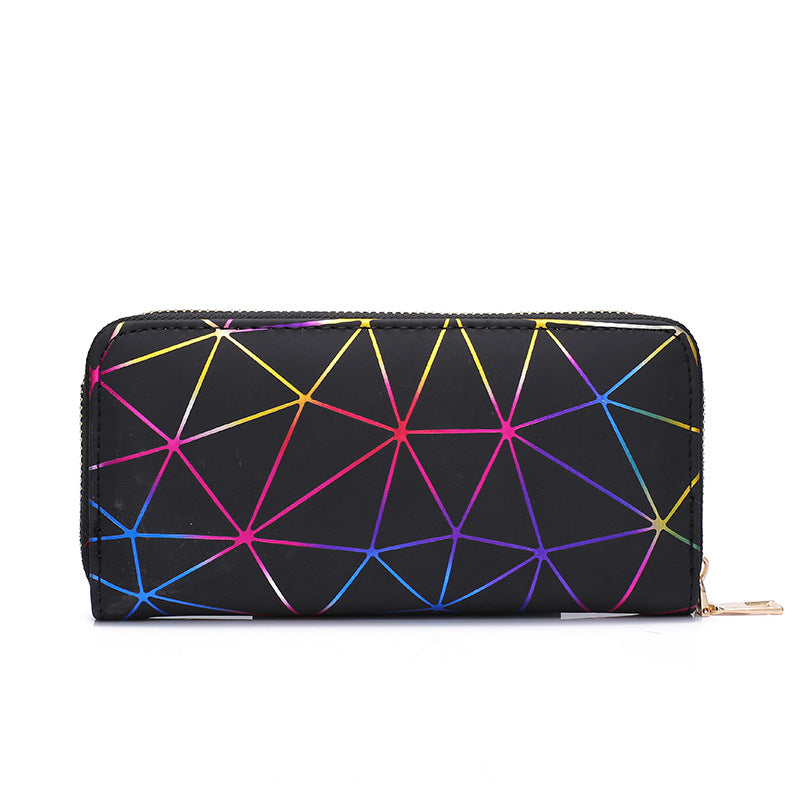 Personalized Long Laser Geometry Hand Purse