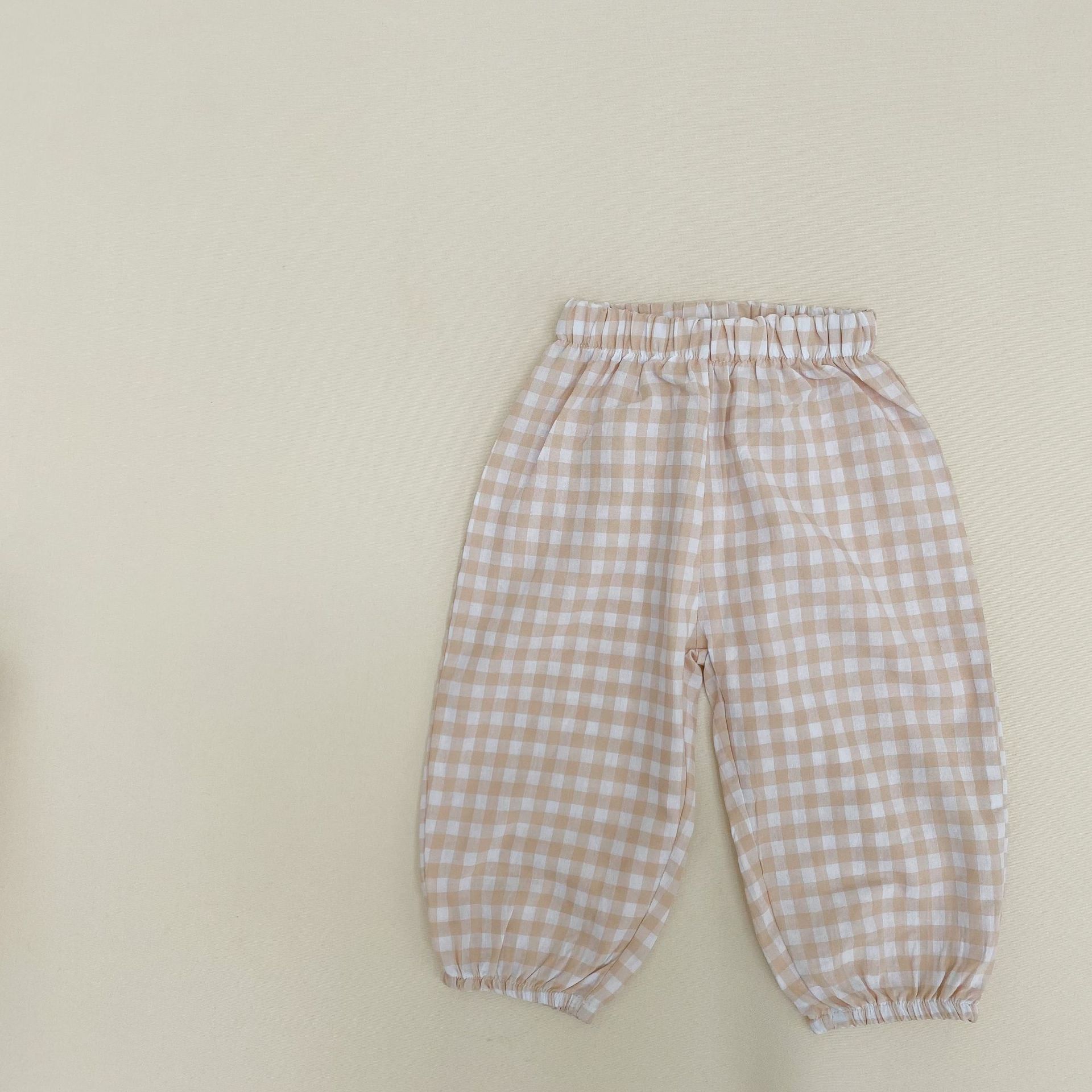 New Children's Anti - Mosquito Pants Plaid Casual Pants For Men