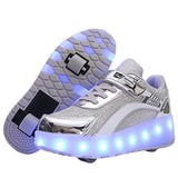 Charging Heelys New Mesh Children's And Women's Shoes - Nioor