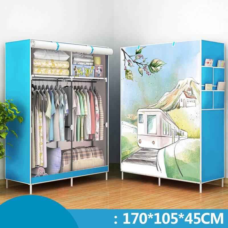 Single Dormitory Dust Closed Wardrobe - Nioor