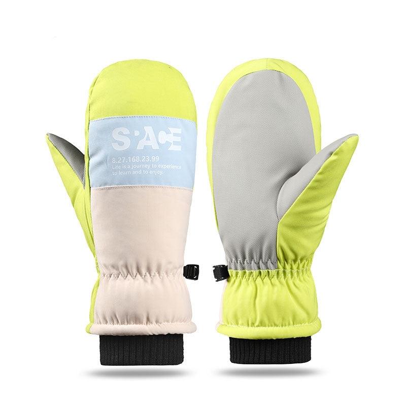 Windproof And Coldproof Thickened Plush Sports Cycling And Skiing Mittens - Nioor