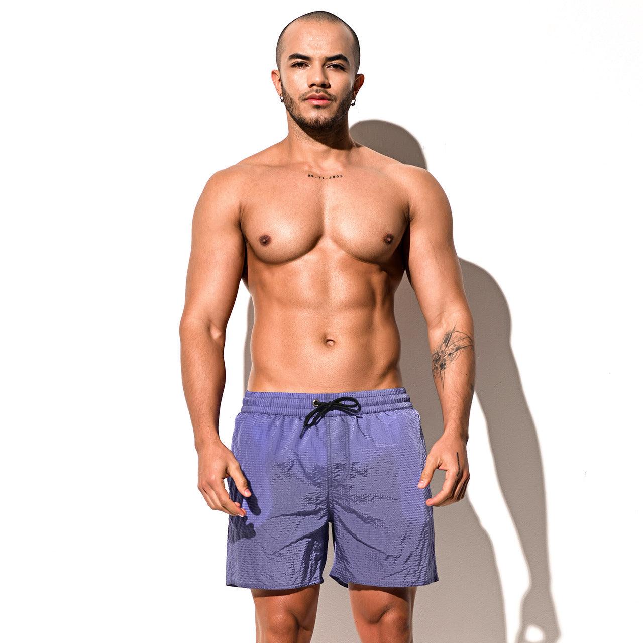 Solid Color Simple Basic Shorts Loose Shorts - Nioor