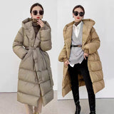 Women's Long Down Jacket Coat - Nioor