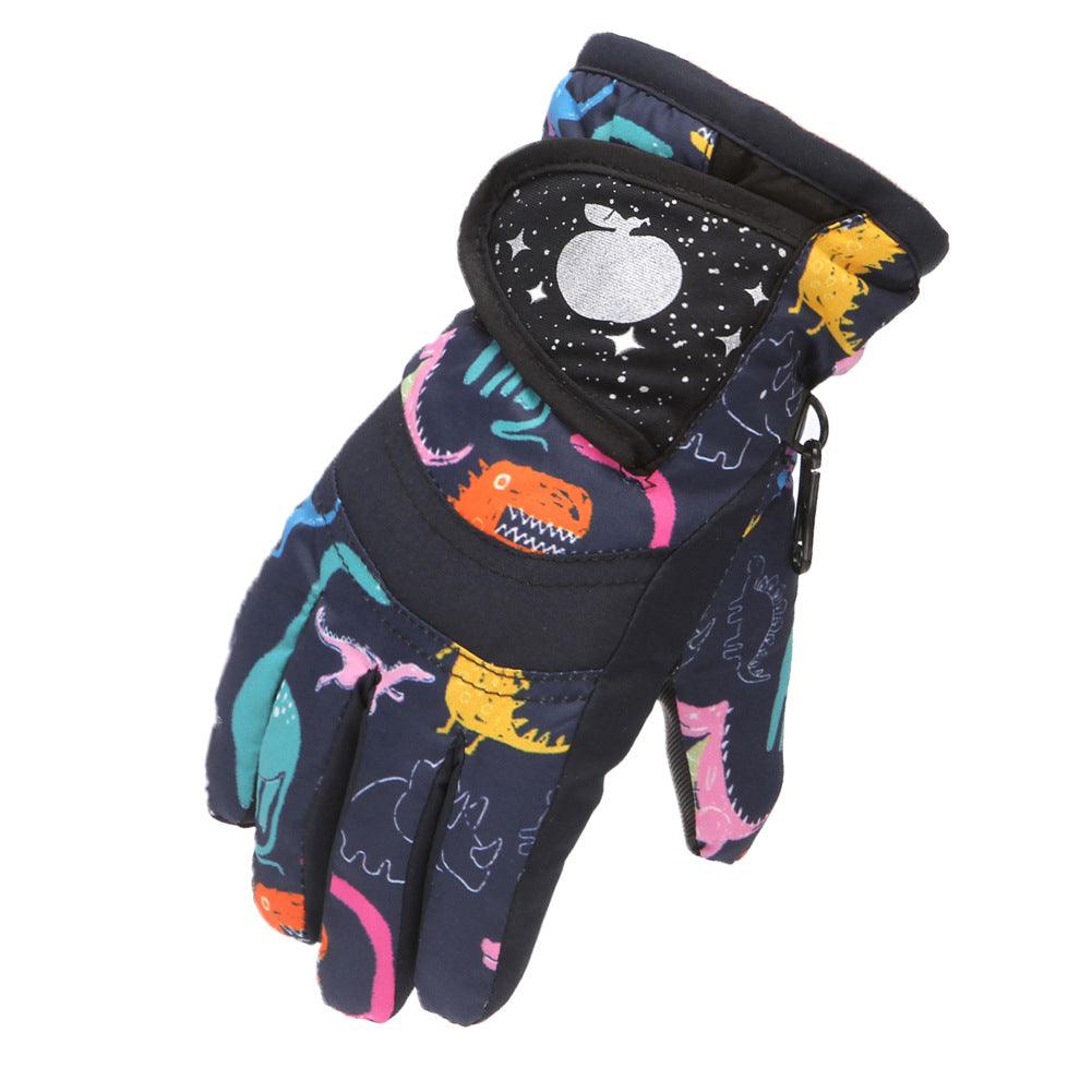 Winter Children's Gloves Warm-keeping And Cold-proof Waterproof - Nioor